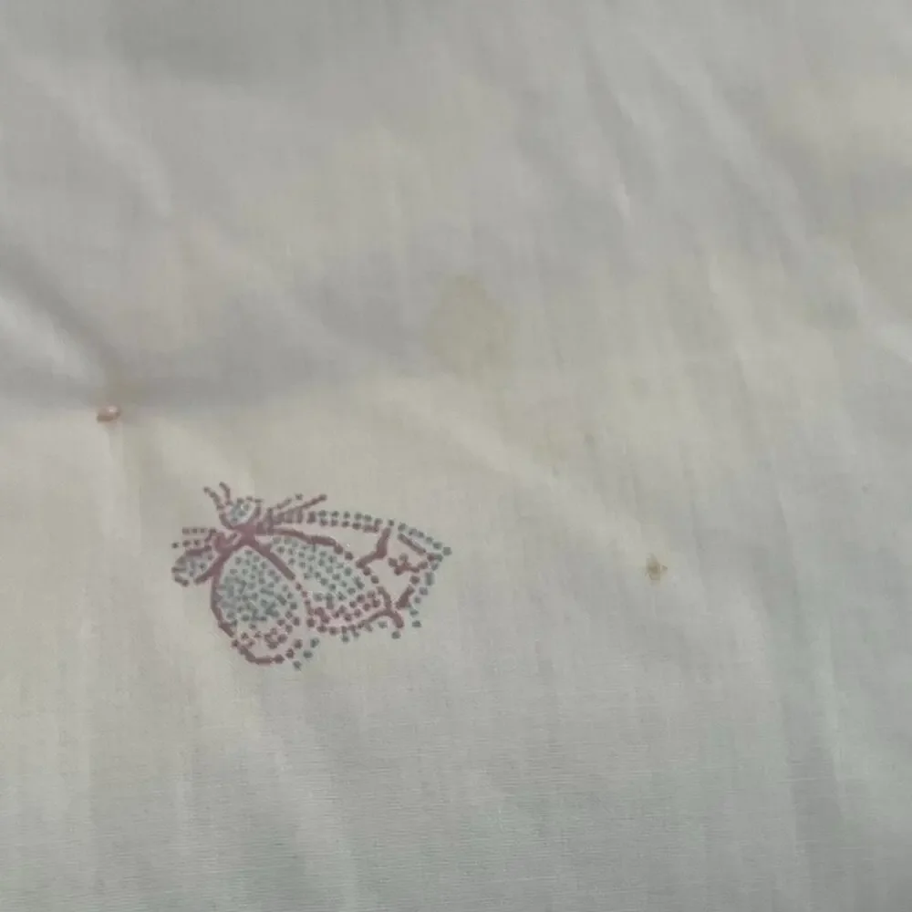 Vintage Quilt Bedspread Block Patchwork Pattern Pink Green 88 x 60